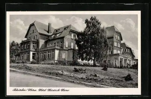 AK Schierke /Harz, Hotel Heinrich Heine