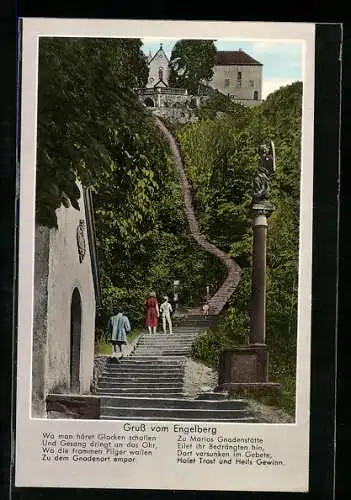 AK Engelberg / Kloster, Stufen zum Kloster Engelberg