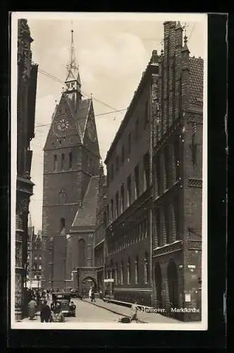 AK Hannover, Partie an der Marktkirche