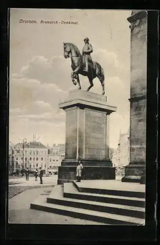 AK Bremen, Bismarck-Denkmal