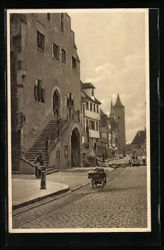 AK Karlstadt a. M., Am Rathaus