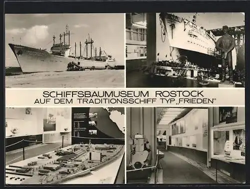 AK Rostock-Schmarl, Schiff Typ Frieden, Schiffsbaumuseum