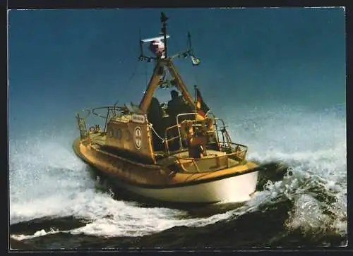 AK Strandrettungsboot Eduard Nebelöthau in schwerer See