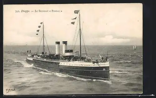 AK Dieppe, Le Steamer France