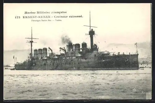 AK Ernest-Renan, Croiseur cuirassé, Marine Militaire Francaise