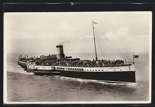 AK Passagierschiff Dampfer Crested Eagle, Hunderte Passagiere an Deck