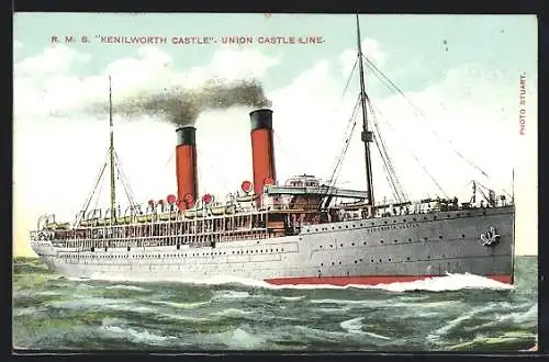 AK Passagierschiff RMS Kenilworth Castle, Union Castle Line
