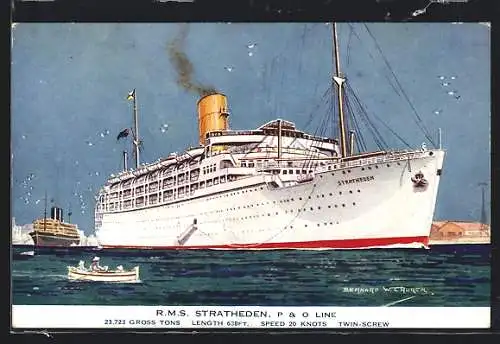 AK Passagierschiff RMS Stratheden, P & O Line