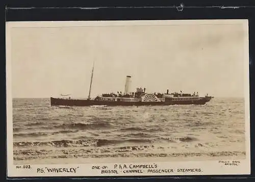 AK Passagierschiff PS Waverley, P. & A. Campbell`s