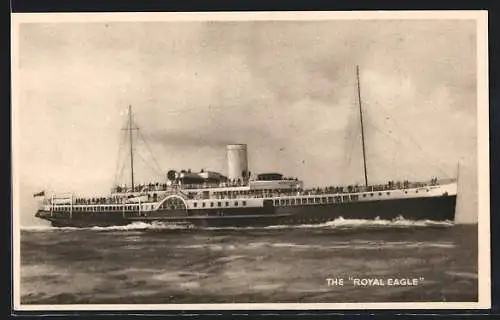 AK Passagierschiff Royal Eagle in voller Fahrt