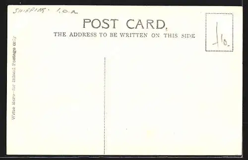 AK Douglas, Passagierschiff SS Empress Queen unter Volldampf