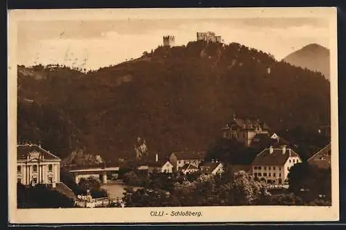 AK Cilli, Blick aus den Schlossberg