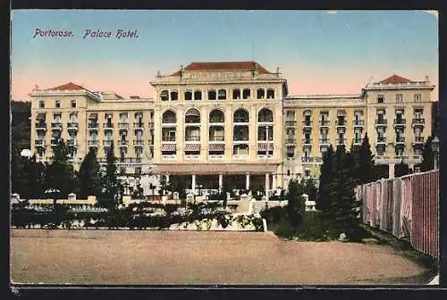 AK Portorose, Blick auf das Palace Hotel