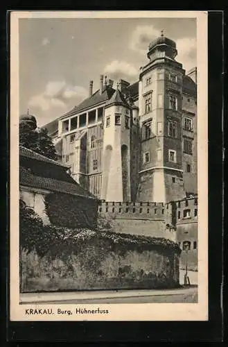 AK Krakau-Krakow, Burg Hühnerfuss, Aussenansicht