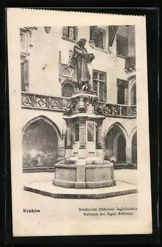 AK Kraków, Hofraum der Jagiel Bibliothek