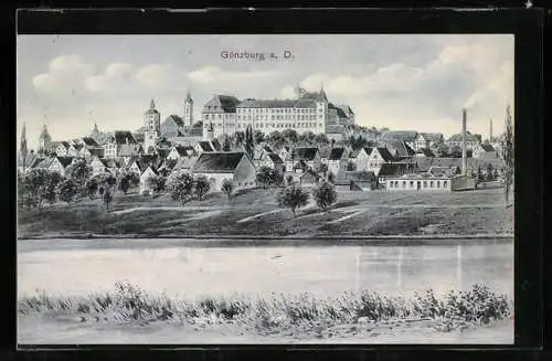 AK Günzburg a. D., Panorama