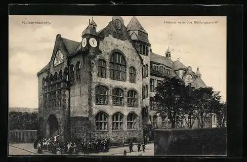 AK Kaiserslautern, Höhere weibliche Bildungsanstalt