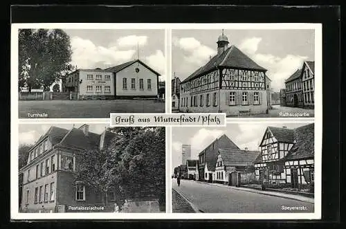 AK Mutterstadt /Pfalz, Turnhalle, Pestolazzischule, Speyererstr.