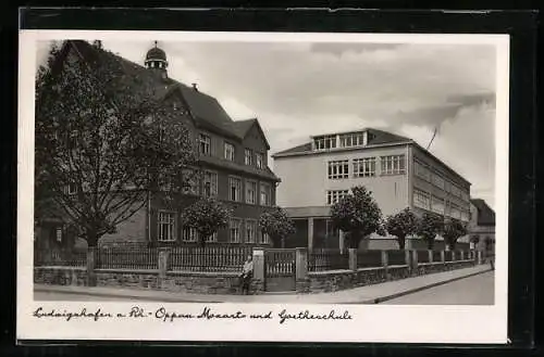 AK Ludwigshafen a. Rh., Mozart- und Goetheschule