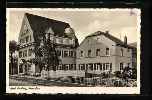 AK Altenglan, Hotel Potzberg mit Garten