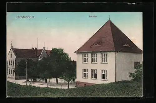 AK Pfeddersheim, Schulen mit Schulhof