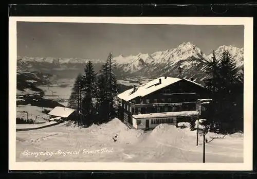 AK Schwaz /Tirol, Alpengasthof Grafenast im Winter