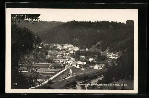 AK Pölla /N.-Oe., Wegscheid am Kamp, Ortsansicht