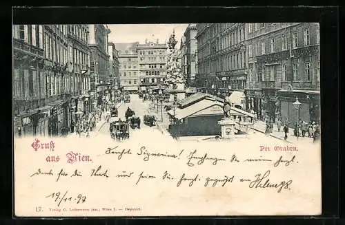 AK Wien, Graben mit Cafe Schrangl