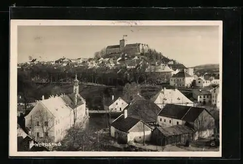 AK Weitra /N.-Ö., Teilansicht mit Schloss