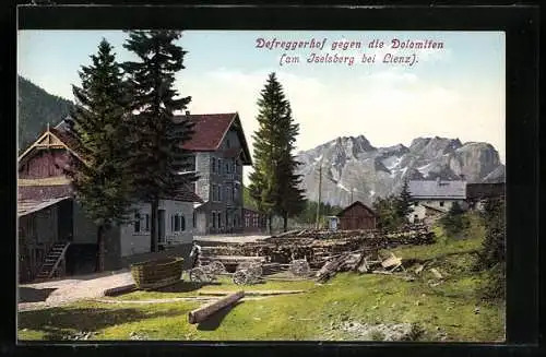 AK Iselsberg, Defreggerhof gegen die Dolomiten