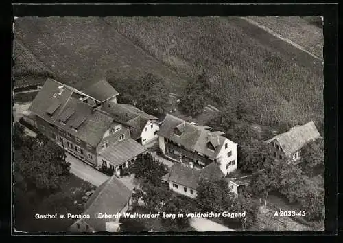 AK Bad Waltersdorf, Waltersdorfberg, Gasthof u. Pension Erhardt