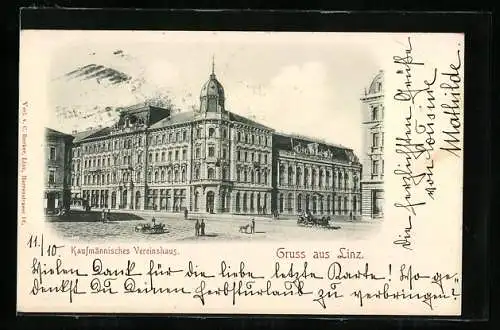 AK Linz, Am Kaufmännischen Vereinshaus
