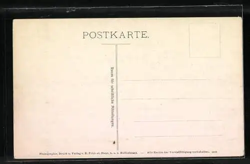 AK Steyr, Partie am Grünmarkt und den Innerberger Kornspeicher