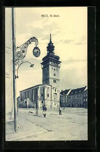 AK Retz, Kirche im Sonnenlicht