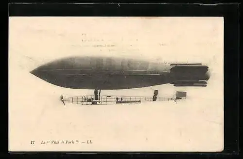 AK Le Ville de Paris in der Luft