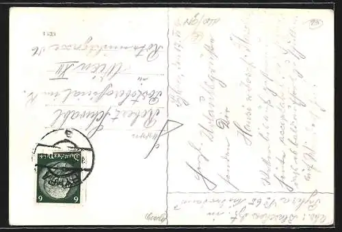 AK Pyhra /N. Ö., Ortsansicht mit Feld