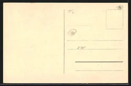 AK Graz, Strassenpartie mit Landhaus