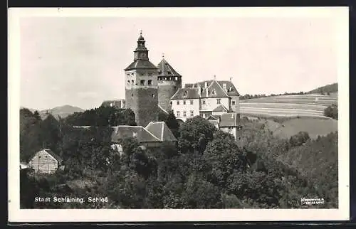 AK Schlaining, Blick auf Schloss