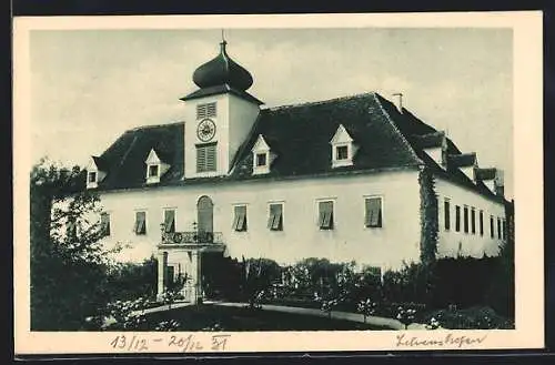 AK Pöllau, Blick auf Schloss Lehenshofen