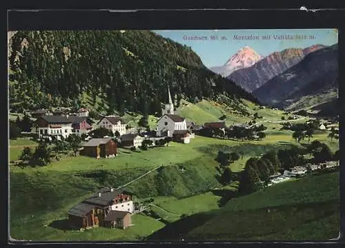 AK Gaschurn / Montafon, Ortsansicht mit Vallüla