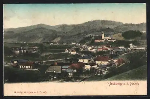 AK Kirchberg a. d. Pielach, Sicht über den Ort