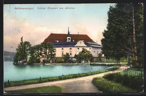 AK Kammer am Attersee, Schloss am Ufer