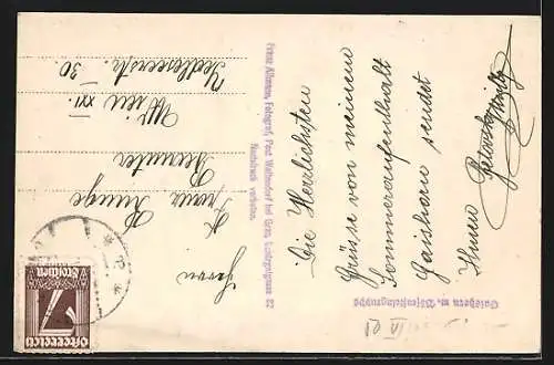 AK Gaishorn, Ortsansicht mit Bösensteingruppe