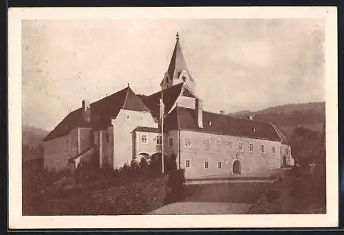 AK Kirnberg, Ansicht von der Kirche und Schloss