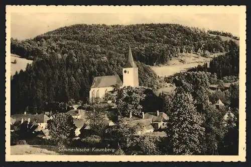 AK Kaumberg, Blick auf die Kirche