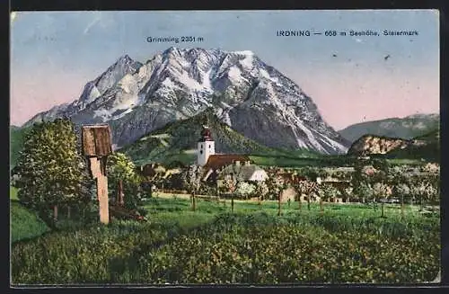 AK Irdning, Teilansicht mit Grimming