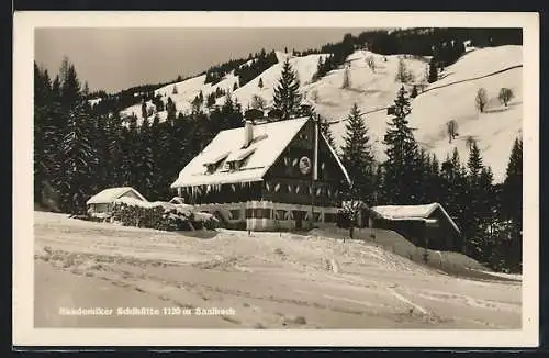 AK Saalbach, Akademiker-Schihütte im Winter