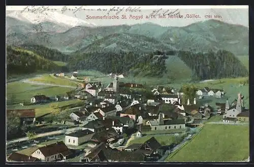 AK St. Aegyd a. N., Teilansicht mit hohem Göller