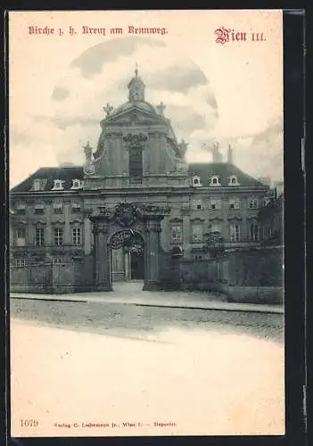 AK Wien, Kirche zum heiligen Kreuz am Rennweg