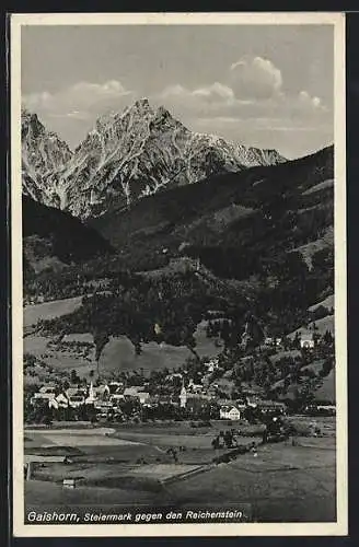 AK Gaishorn /Steiermark, Ortsansicht gegen den Reichenstein